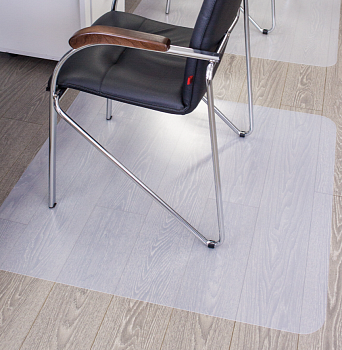 Коврик защитный напольный, полипропилен, 90х120 см, матовый, толщина 1,2 мм