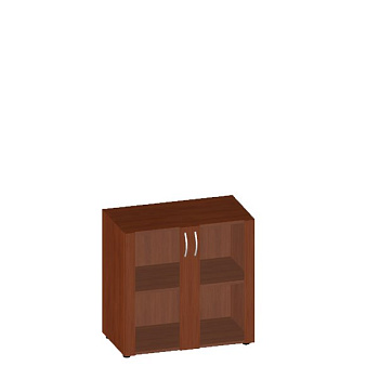 ФР-4.0+КН-4.4 Шкаф широкий низкий со стеклом в раме МДФ (без топа) 800?450?801