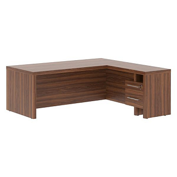 ZCT 2019H.A(R) Стол руководителя с тумбой приставной ZCT 2019H.A(R) 2000х1900х750 ZENN