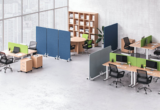Акустические мобильные перегородки SOFToffice