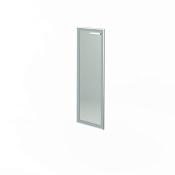 НТ-601 Л/ПР СТЛ Дверь стеклянная в алюминиевой раме