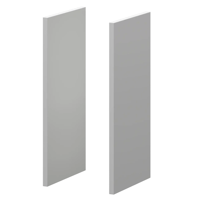 Боковины декоративные KZD-28B Белый 384x50x784 Кортез