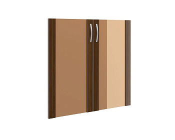 КН-4.4 Двери стеклянные в рамке МДФ (2 шт) 792?18?764