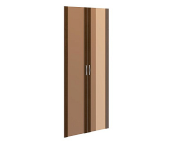 КН-4.6 Двери стеклянные в рамке МДФ (2 шт) 792?18?1908