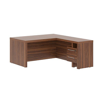 ZCT 1619H.A(R) Стол руководителя с тумбой приставной ZCT 1619H.A(R) 1600х1900х750 ZENN