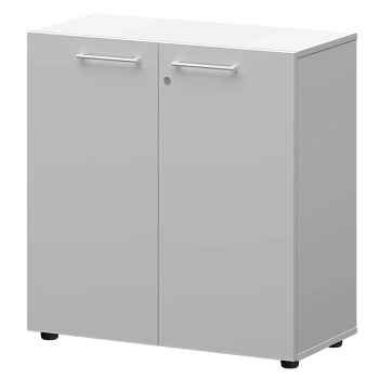 Шкаф низкий закрытый СМШ28F(Б) Белый 792x380x811 Кортез