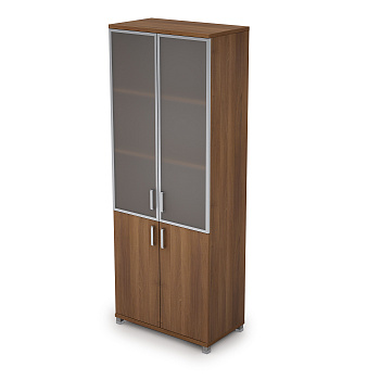 6Ш.005.4 Шкаф для документов высокий со стеклом (800*450*2116)