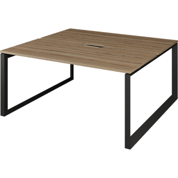 НТМП.О.Б2-120 Бенч двойной на 2 рабочих места на металлокаркасе(1200x1496x750)