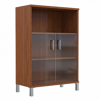 ШКАФ ШИРОКИЙ СО СТЕКЛЯННЫМИ ДВЕРЬМИ В 420.5 (900X450X1310)