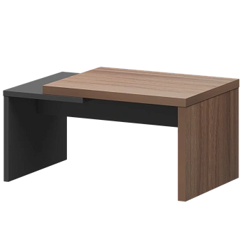 Стол журнальный KZH-09 Темный шимо/Графит 900x550x450 Кортез