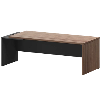 Стол руководителя левый KZ-22L Темный шимо/Графит 2200x900x750 Кортез