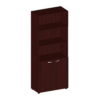 Шкаф широкий высокий полуоткрытый МЛ-2.0+8.0 (812x412x2010)