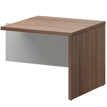 Бриф-приставка KZB-09 Темный шимо/Белый 900x900x750 Кортез