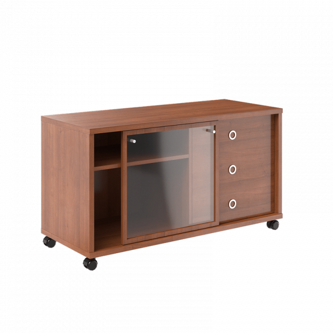 ТУМБА МОБИЛЬНАЯ В 202.2 С ДВЕРЬЮ КУПЕ (1202X500X660)