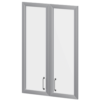 К-981.СР.Ф Двери стеклянные в алюминиевой раме 712x20x1165 mm