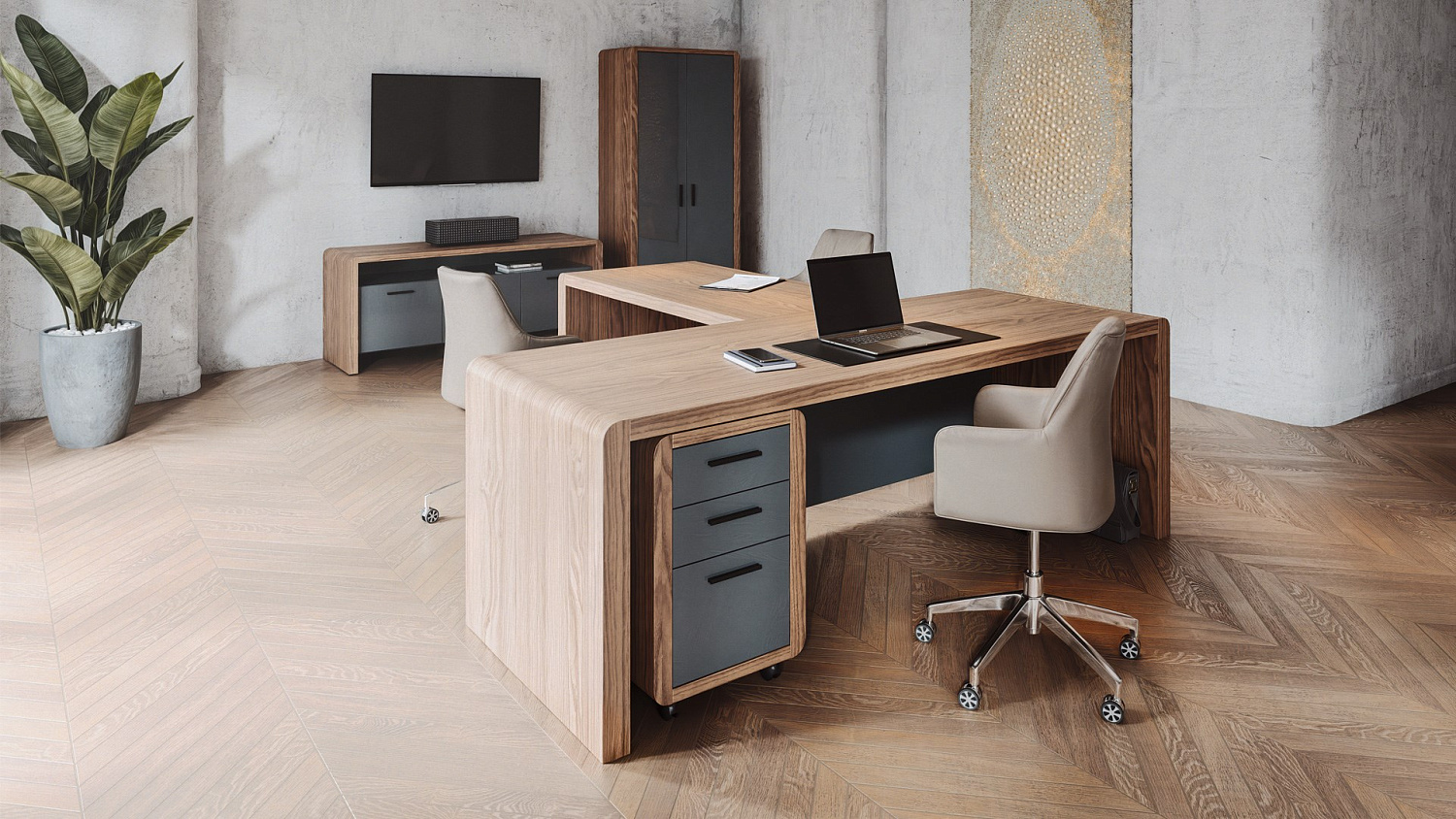 "Бронкс" серия мебели из шпона американского ореха