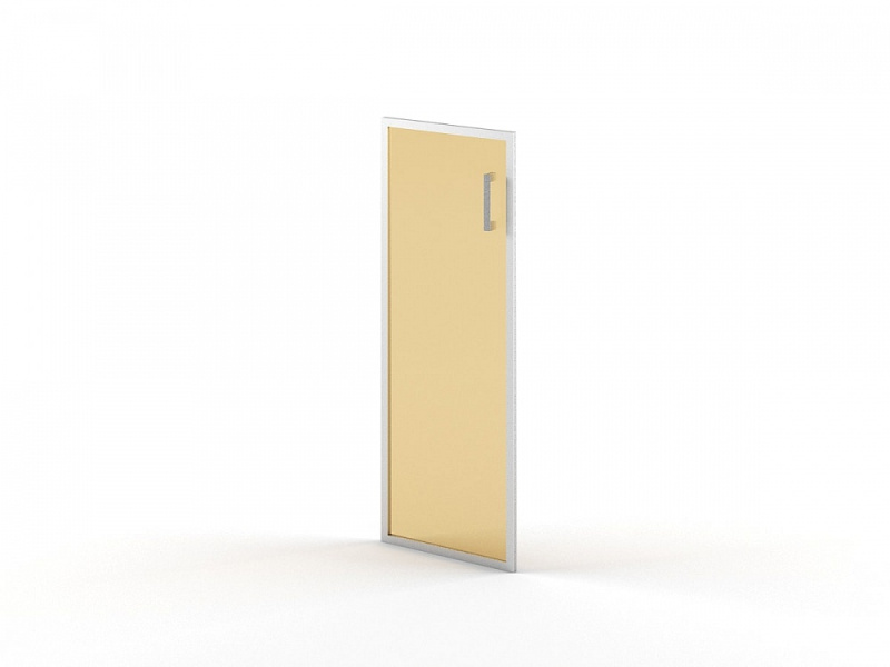 ДВЕРЬ СТЕКЛЯННАЯ В АЛ.РАМЕ В 522 L(421X22X1132)