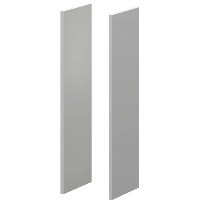 Боковины декоративные KZD-38B Белый 384x50x1162 Кортез