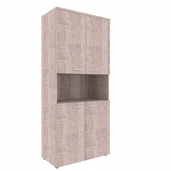 XHC 85.4  Шкаф с 2- мя комплектами глухих малых дверей и топом(856Х452Х1955)