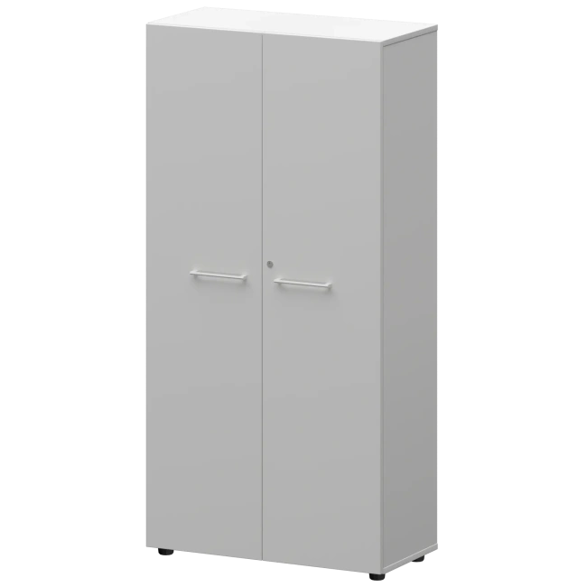 Шкаф высокий закрытый СМШ48F(Б) Белый 792x380x1595 Кортез