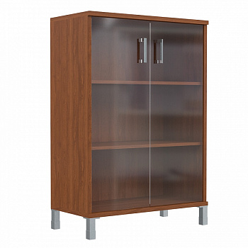 ШКАФ ШИРОКИЙ СО СТЕКЛЯННЫМИ ДВЕРЬМИ В 420.8 (900X450X1310)