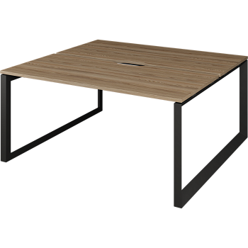 НТМП.О.Б2-140 Бенч двойной на 2 рабочих места на металлокаркасе(1400x1496x750)