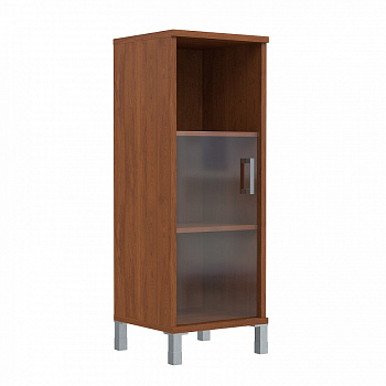 ШКАФ УЗКИЙ СО СТЕКЛЯННОЙ ДВЕРЬЮ В 421.5 L(475X450X1310)