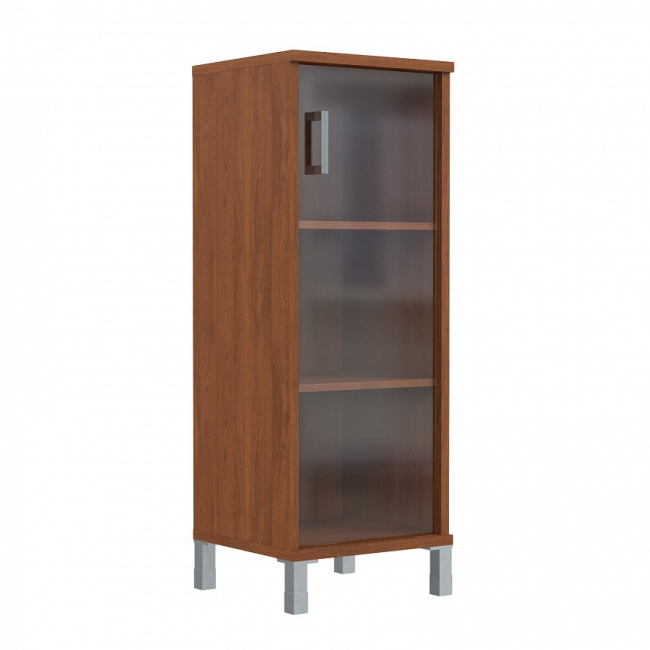 ШКАФ УЗКИЙ СО СТЕКЛЯННОЙ ДВЕРЬЮ В 421.8 R(475X450X1310)