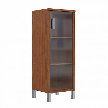 ШКАФ УЗКИЙ СО СТЕКЛЯННОЙ ДВЕРЬЮ В 421.8 R(475X450X1310)