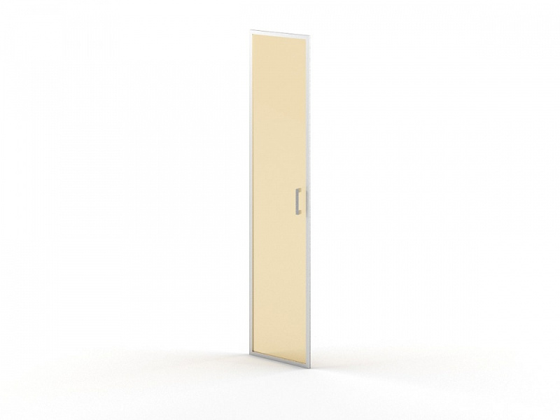 ДВЕРЬ СТЕКЛЯННАЯ В АЛ.РАМЕ В 532 L(421X22X1900)